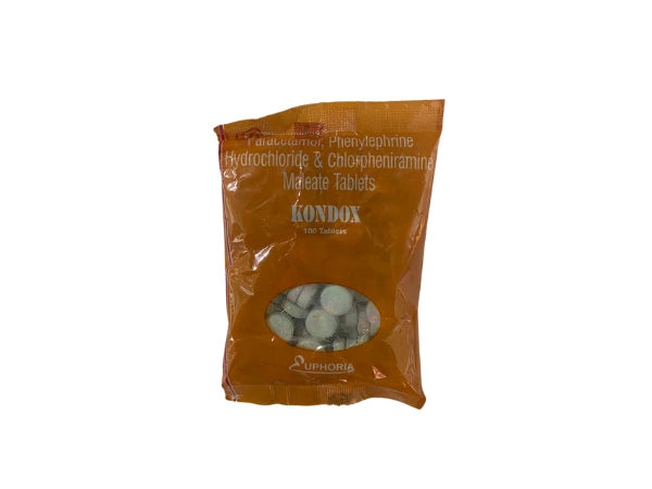 Anti-cold - Paracetamol 500mg , Chlorpheniramine Maleate 2mg and Phenyleprine Hydrochloride 5mg > Loose Pack