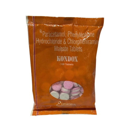 Anti-cold - Paracetamol 500mg , Chlorpheniramine Maleate 2mg and Phenyleprine Hydrochloride 5mg > Loose Pack