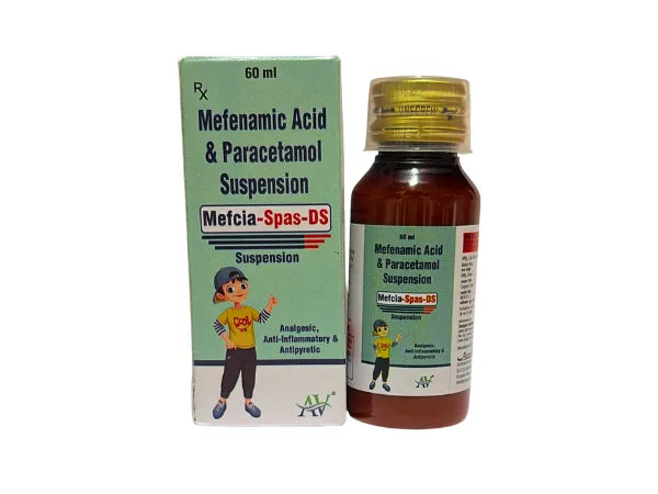 Paracetamol 162.5mg , Mefenamic 100mg Syrup > Syrups & Solutions