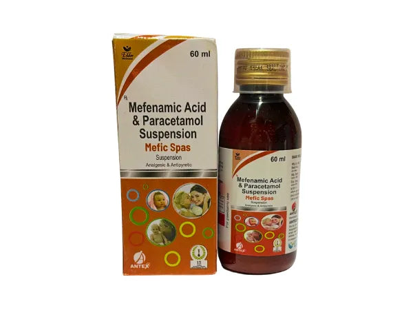 Paracetamol 162.5mg , Mefenamic 100mg Syrup > Syrups & Solutions