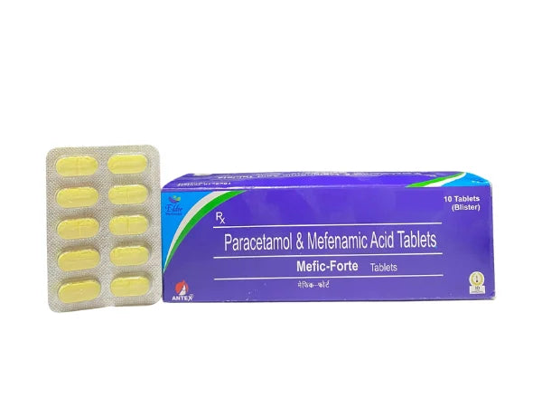 Mefenamic Acid 500mg and Paracetamol 325mg Tablets