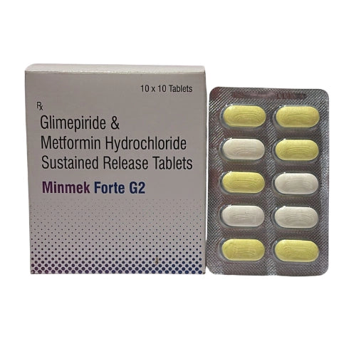 Metformin HCL (SR) 1000mg , Glimepiride 2mg > Strip Medicine
