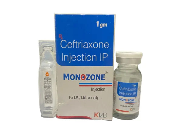 Ceftriaxone 1000mg Injection > Injectables
