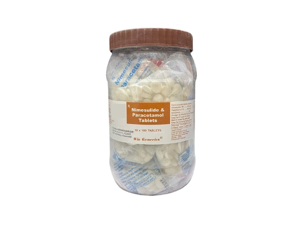 Nimesulide 100mg and Paracetamol 325mg > Loose Pack