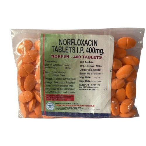 Norfloxacin 400mg > Loose Pack