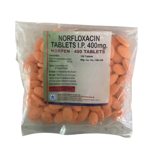 Norfloxacin 400mg > Loose Pack