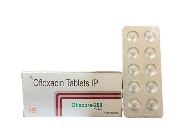 Ofloxacin I.P 200mg > Strip Medicine