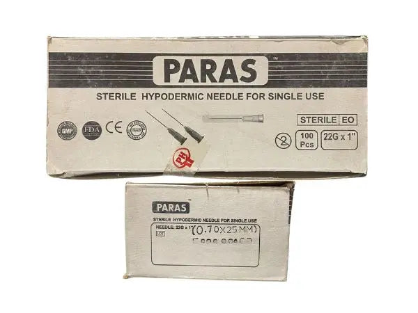 Needle 22G > Syringe & Needle