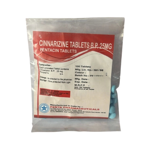 Cinnarizine Tablets 25mg > Loose Pack