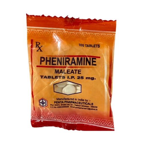 Pheniramine Maleate 25mg > Loose Pack