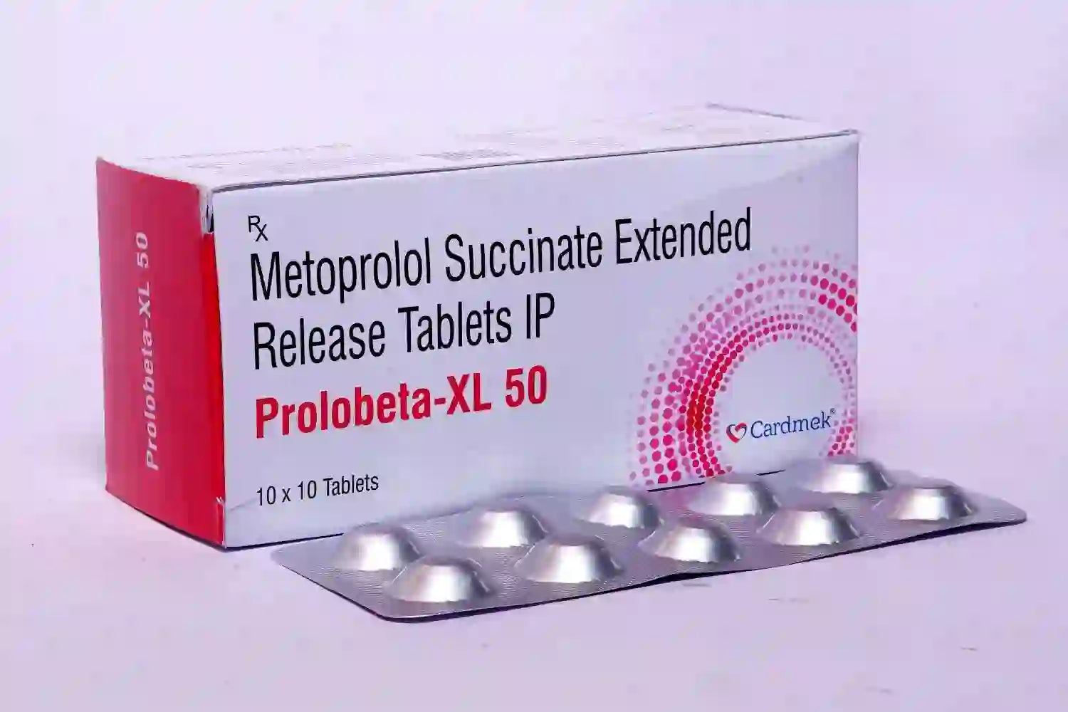 Metoprolol Succinate Extended Release Tablets 50 mg > Strip Medicine