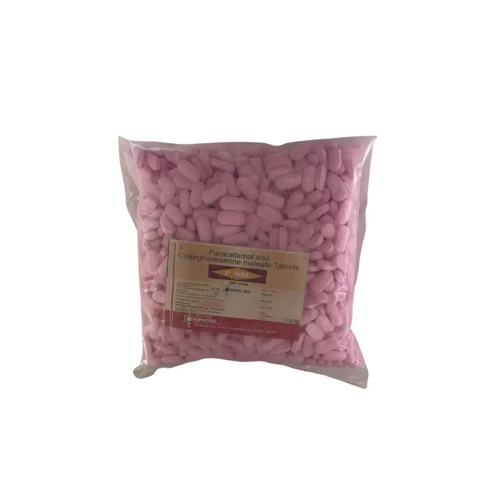 Anti-cold - Paracetamol 500mg and Chlorpheniramine Maleate 2mg > Loose Pack
