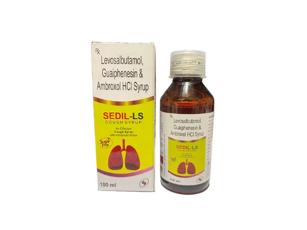 Cough Syrup - Levosalbutamol Sulphate 1 mg  , Ambroxol Hydrochloride 30 mg and Guaiphenesin 50 mg > Syrups & Solutions