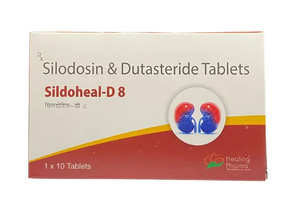 Silodosin 8mg and Dutasteride 0.5mg > Strip Medicine