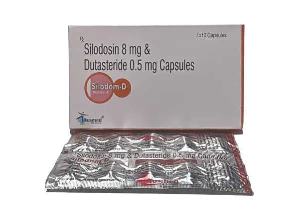 Silodosin 8mg and Dutasteride 0.5mg > Strip Medicine