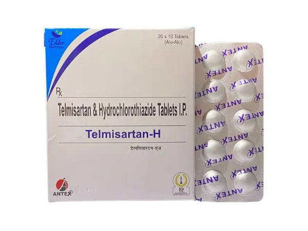 Telmisartan 40mg  and Hydrochlorothiazide 12.5mg> Strips Medicine