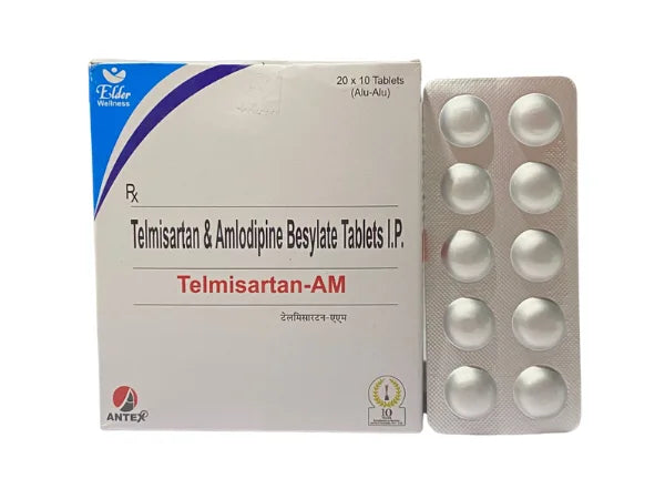 Telmisartan 50mg and Amlodipine 5mg Tablets > Strip Medicine