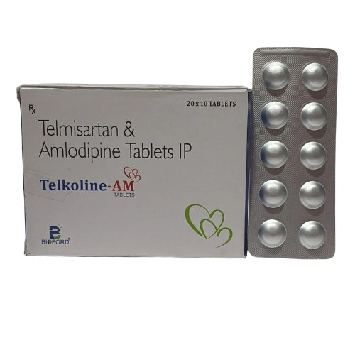 Telmisartan 50mg and Amlodipine 5mg Tablets > Strip Medicine
