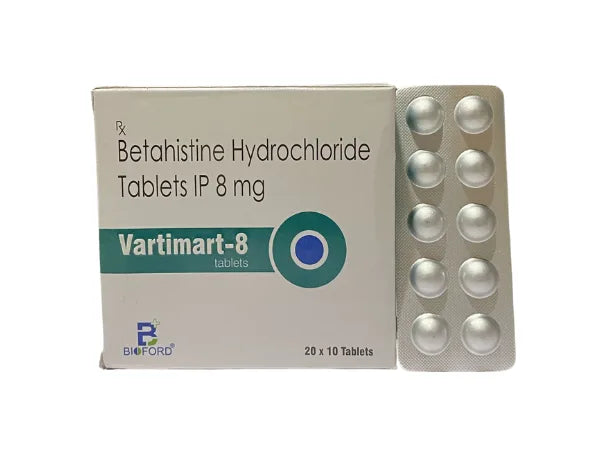 Betahistine 8mg > Strip Medicine