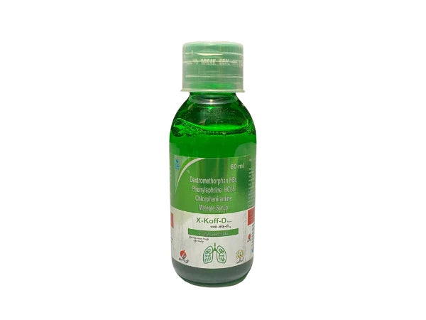 Cough Syrup - Dextromethorphan Hydrobromide 5 mg , Chlorphenaramine maleate 2 mg and Phenylephrine Hydrochloride 5mg > Syrups & Solutions