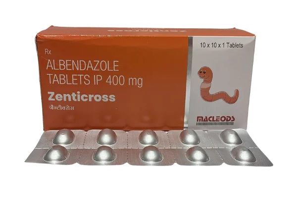 Albendazole 400mg Tablets > Strip Medicine