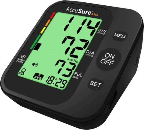 Buy Accusure AS05 Blood Pressure Monitor with 3 Color Smart Indicator.