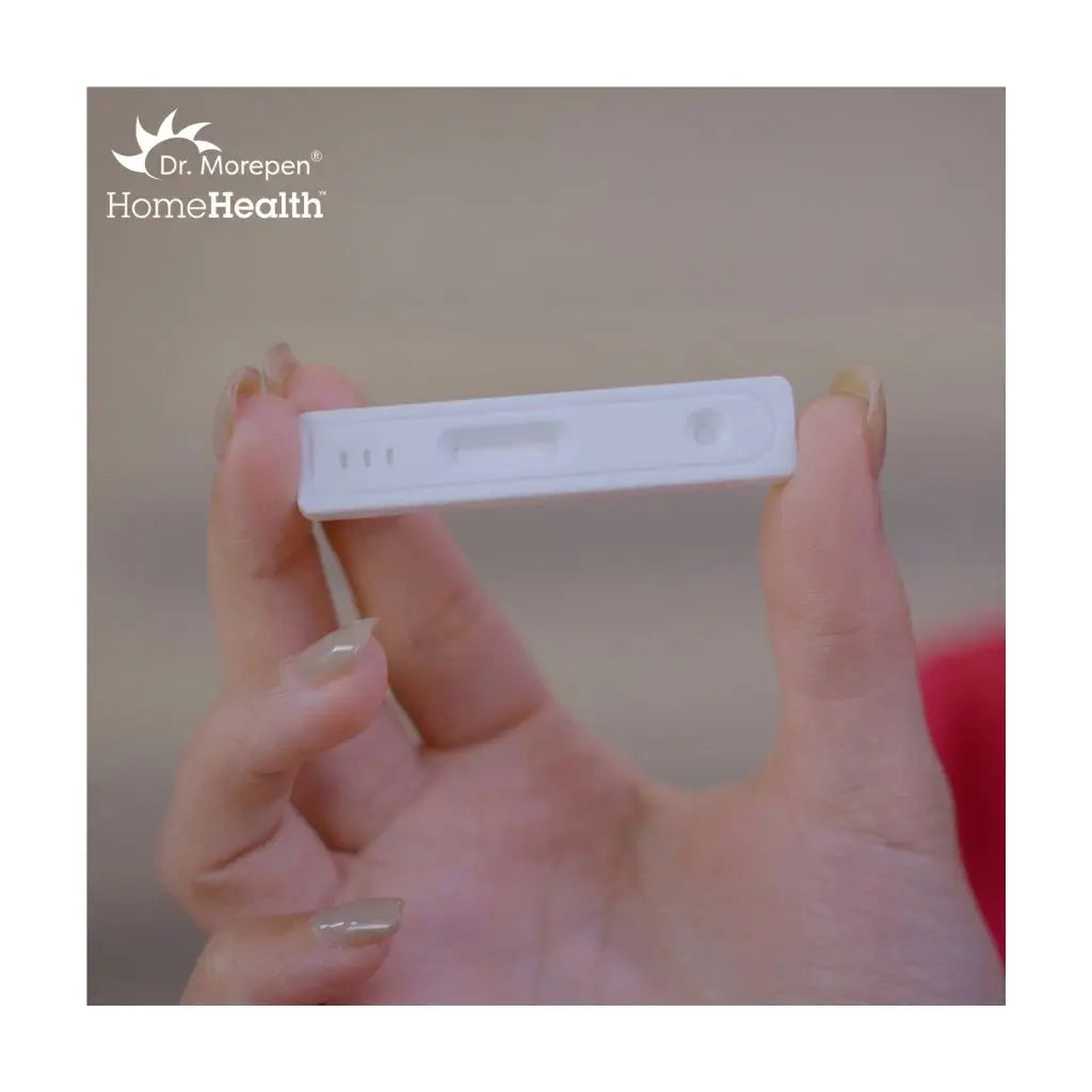 Dr. Morepen one-step urine HCG pregnancy test kit foil pouch.