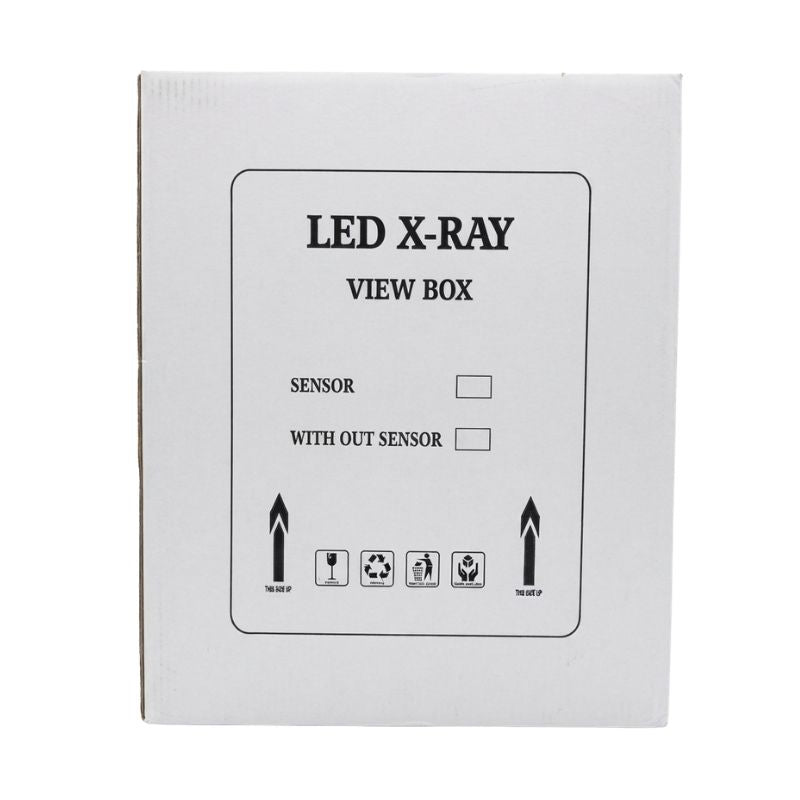 Lexbax LED X-ray view box available in both with sensor and without sensor variants – a versatile medical diagnostic tool for viewing X-ray films with superior LED illumination.