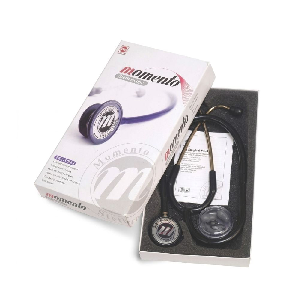 Best Stethoscope – Momento Dual Head Medical Stethoscope for Doctors & Nurses