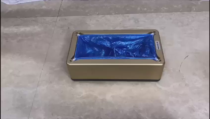 Shoe Covers Dispenser with 100 Disposable Shoe Covers ABS  (T Type)