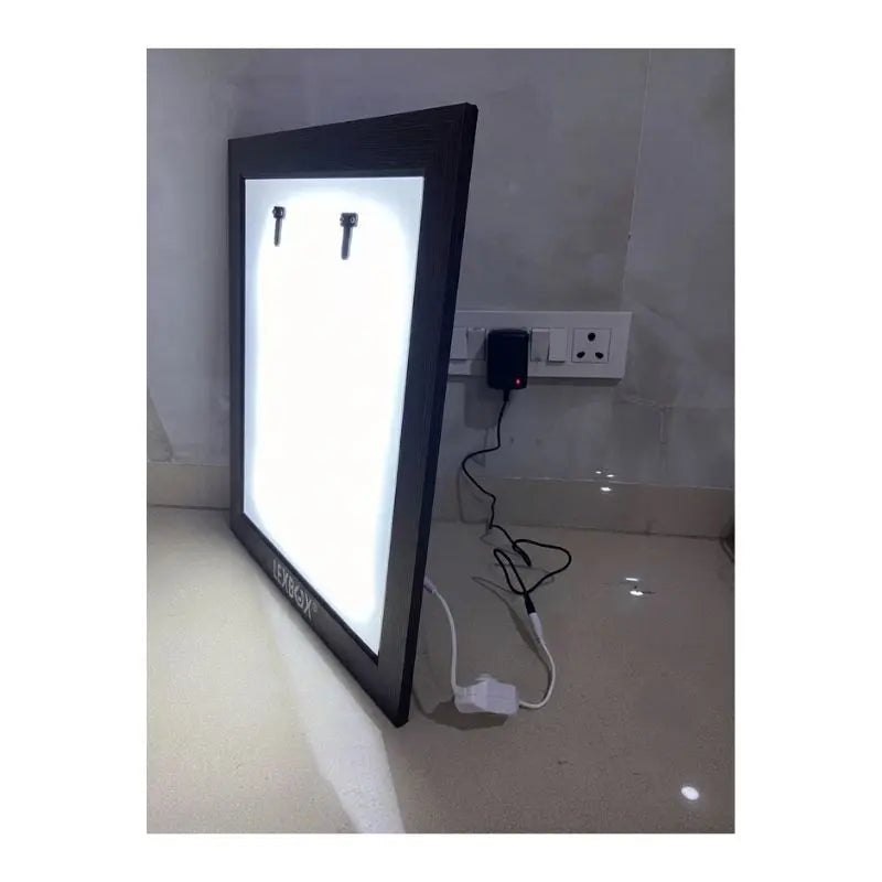 An illuminated X Ray View Box highlighting bright LED screen clarity for medical diagnostics.